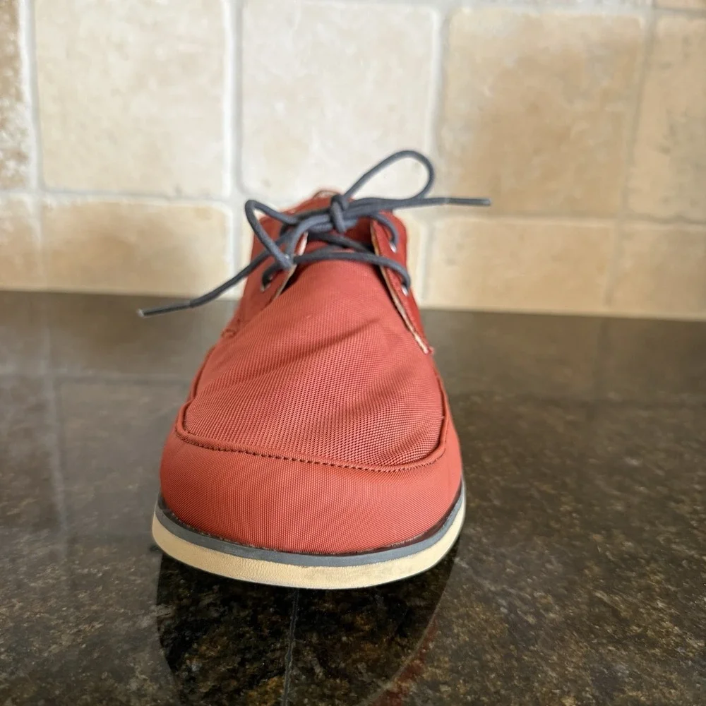 Olukai Honolulu Lace‎ Mesh Mens Sz 13 Athletic Walking Boat Shoes Red